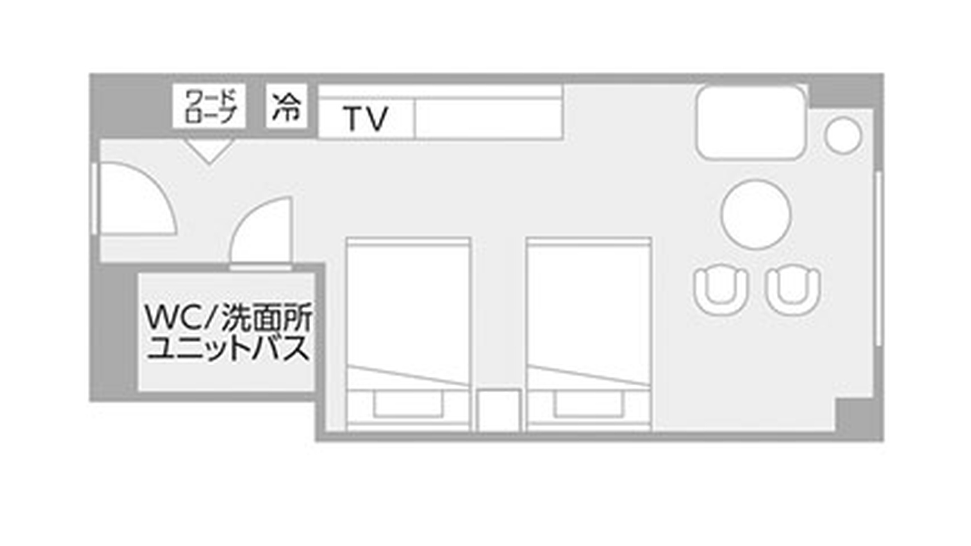 ■クラシックツイン　平面図