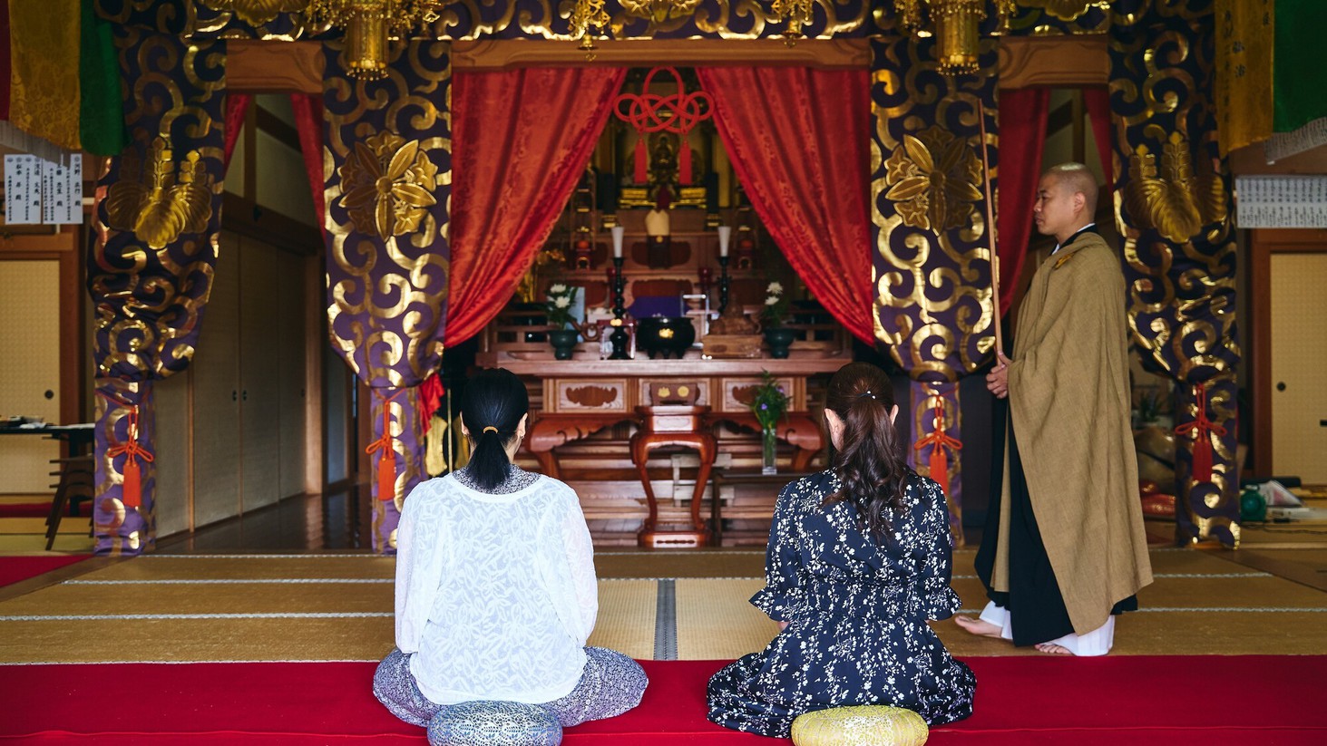 心身ともにリフレッシュ お寺で体験する座禅・オリジナル匂い袋作りに挑戦-朝食付