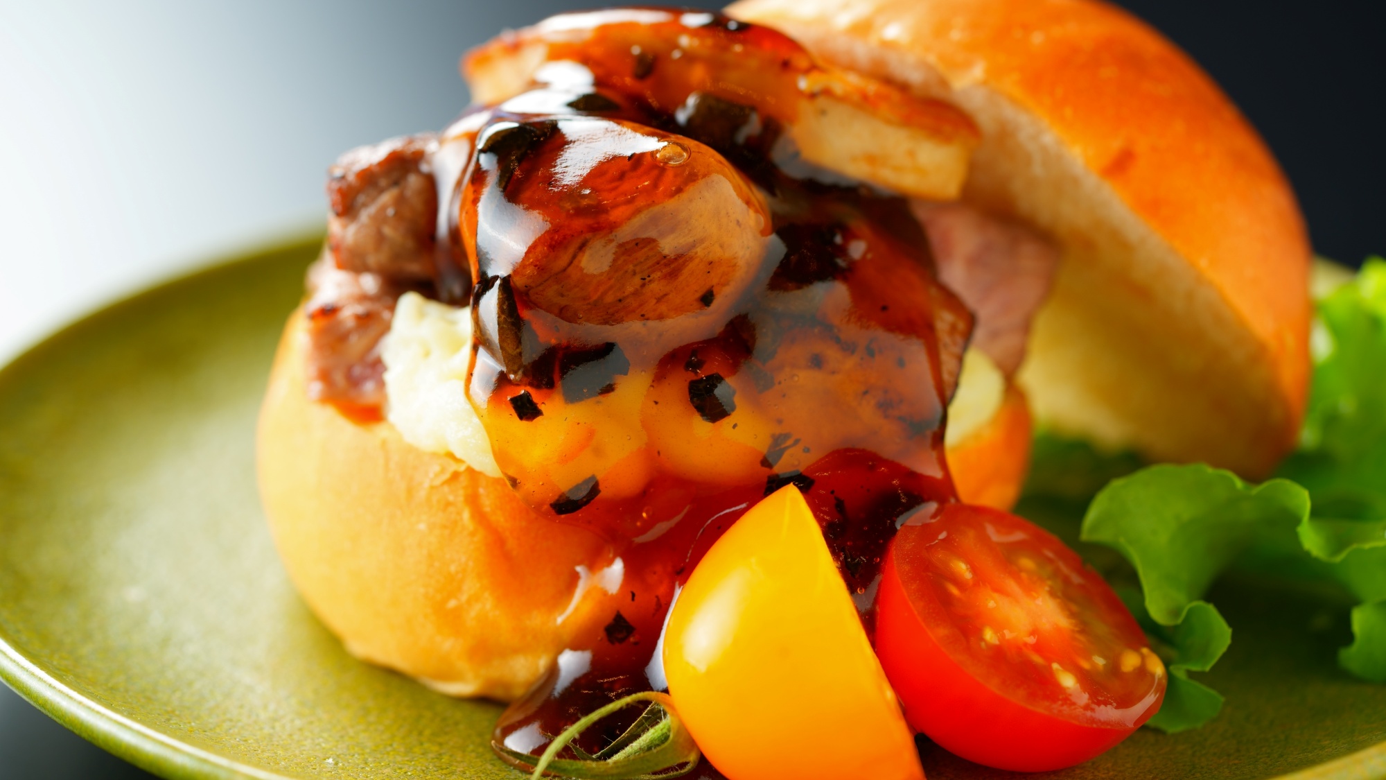 サイコロステーキバーガー