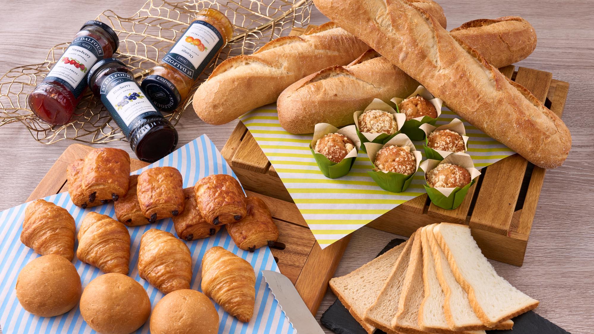 ■【朝食】ブレッドコーナー　イメージ