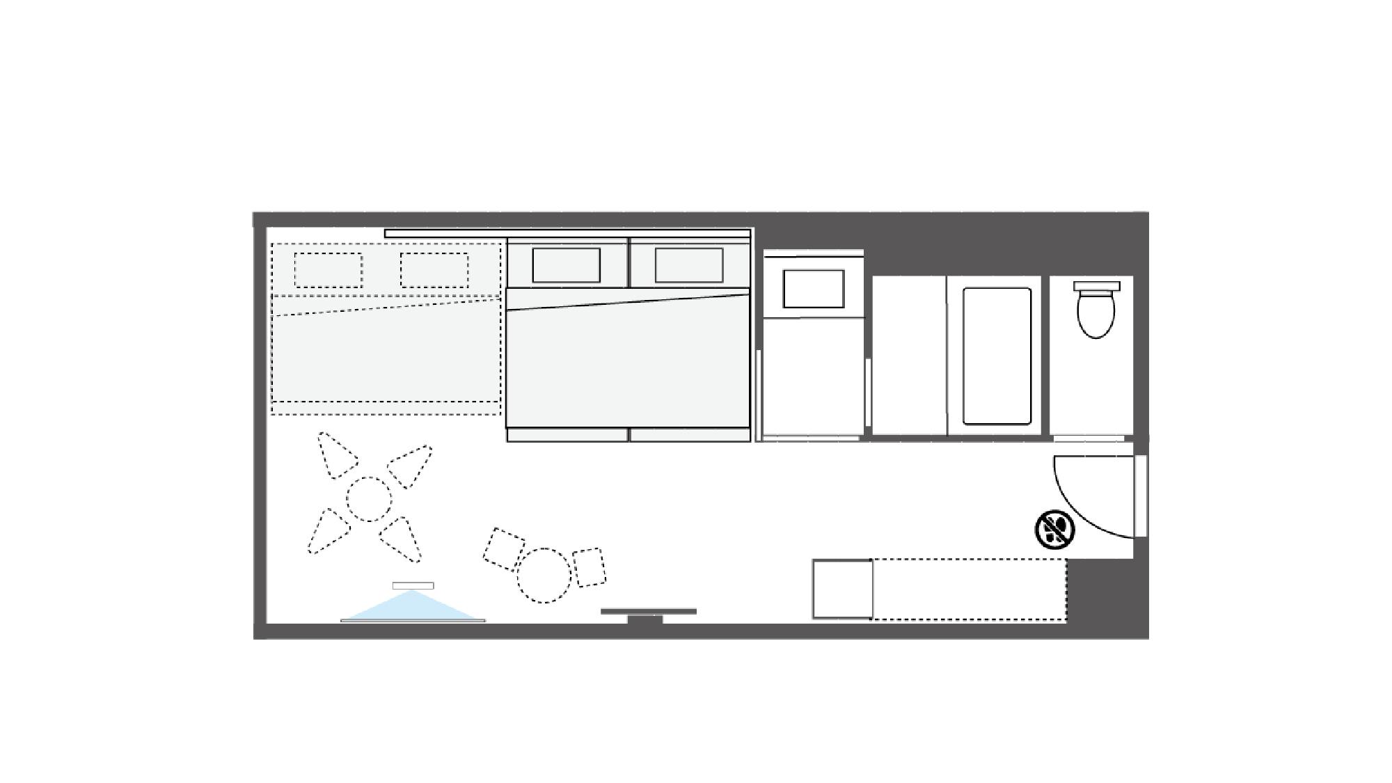 ■ファミリースーペリアルーム平面図
