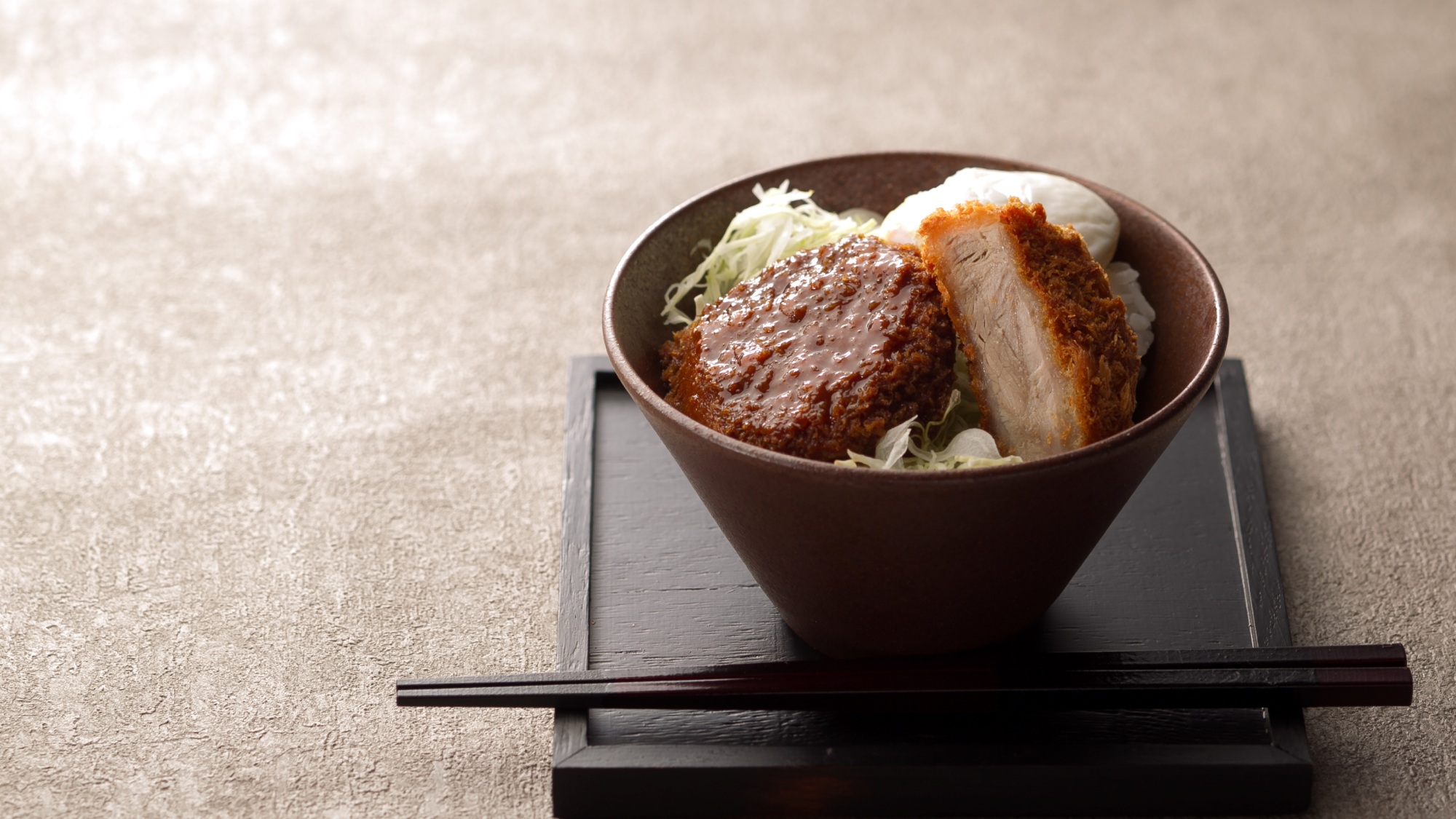 ■朝食ビュッフェイメージ　ソースカツ丼