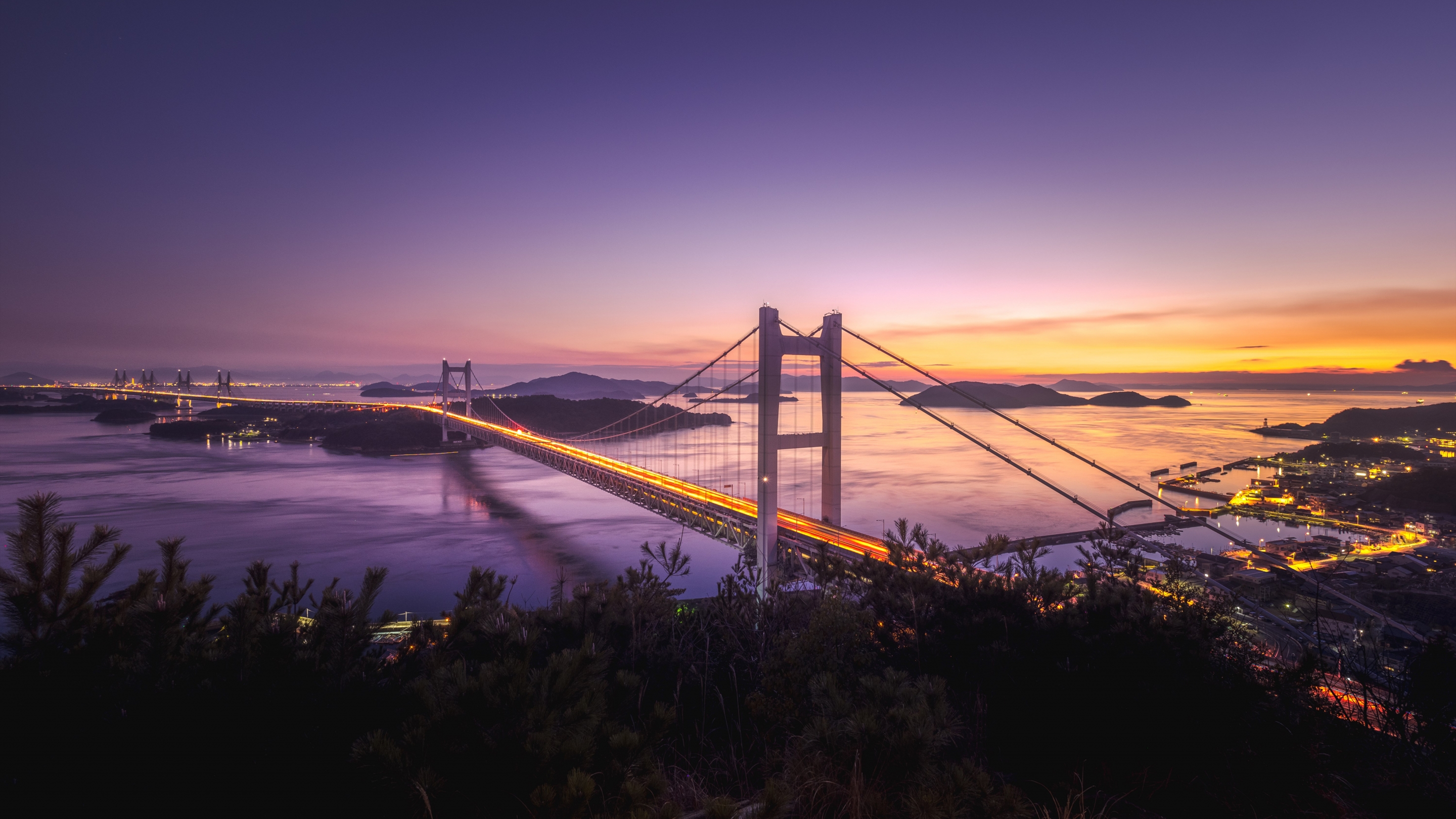 瀬戸大橋 鷲羽山展望台からの眺め（日本夜景遺産）