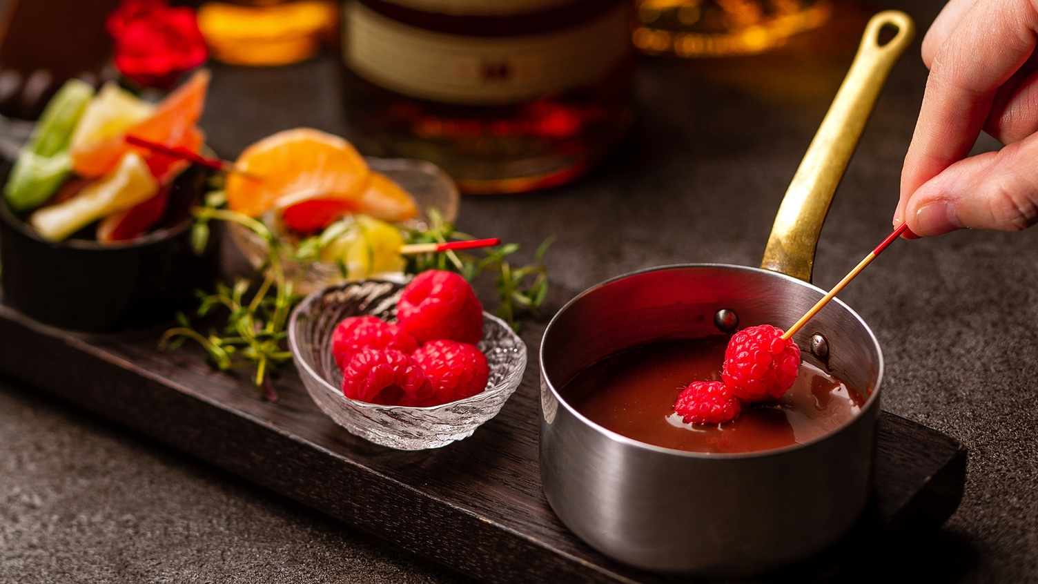 【バレンタイン】1日5組限定★最上階VIEW BARで楽しむMeltyチョコレートフォンデュ！※