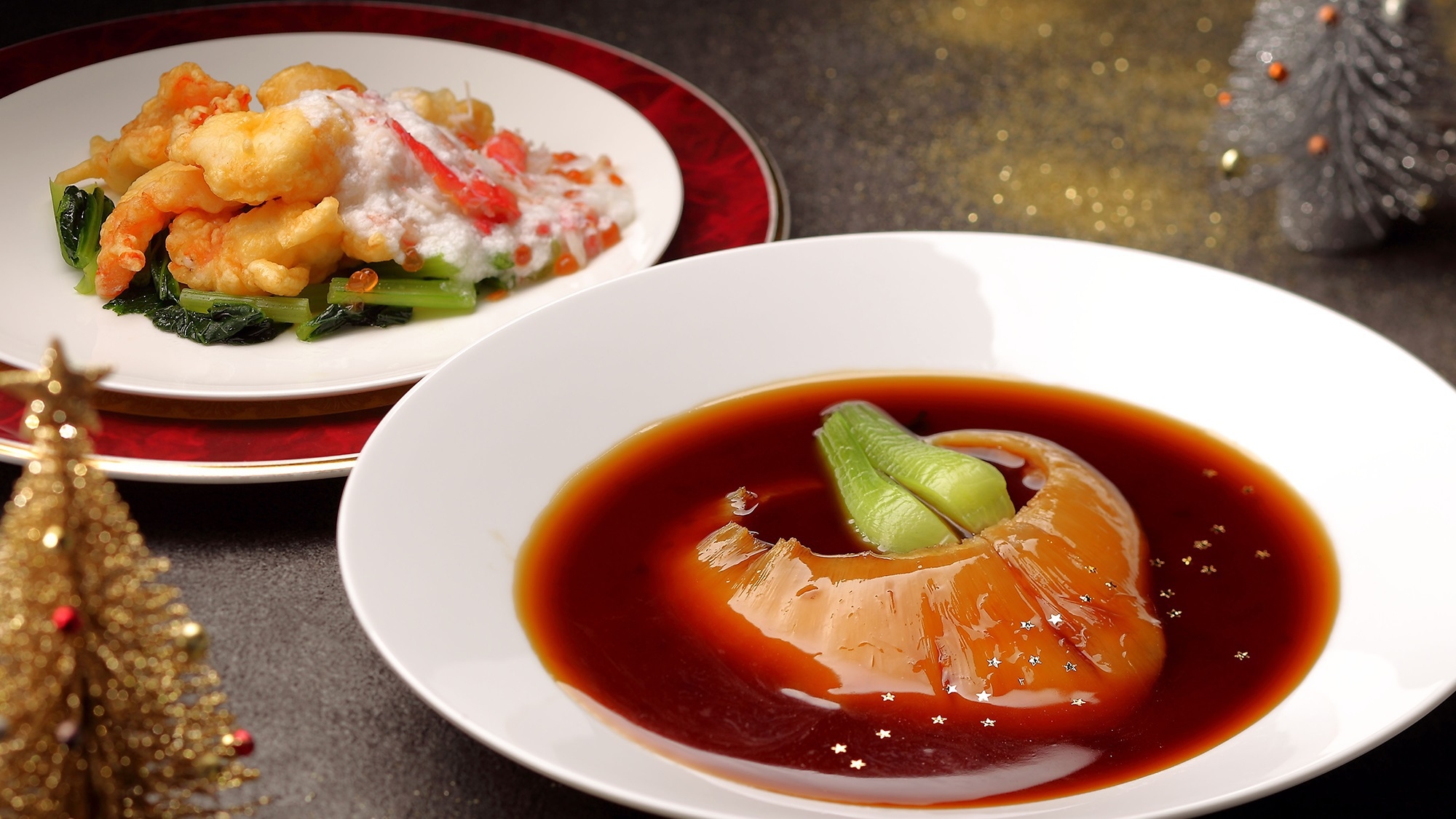 【クリスマス】中国料理★聖誕美食クリスマス特別ディナー！※夕朝食付き（夕食17時開始）