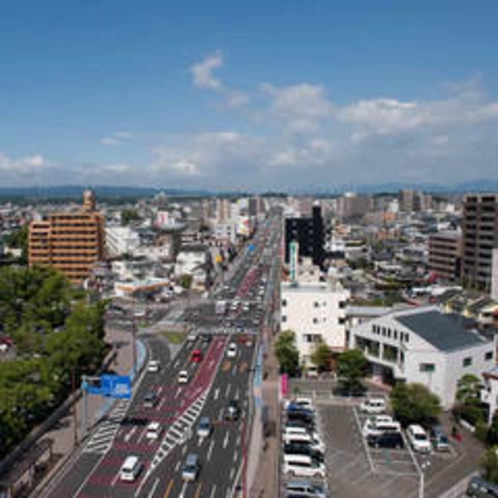 ホテルからの風景