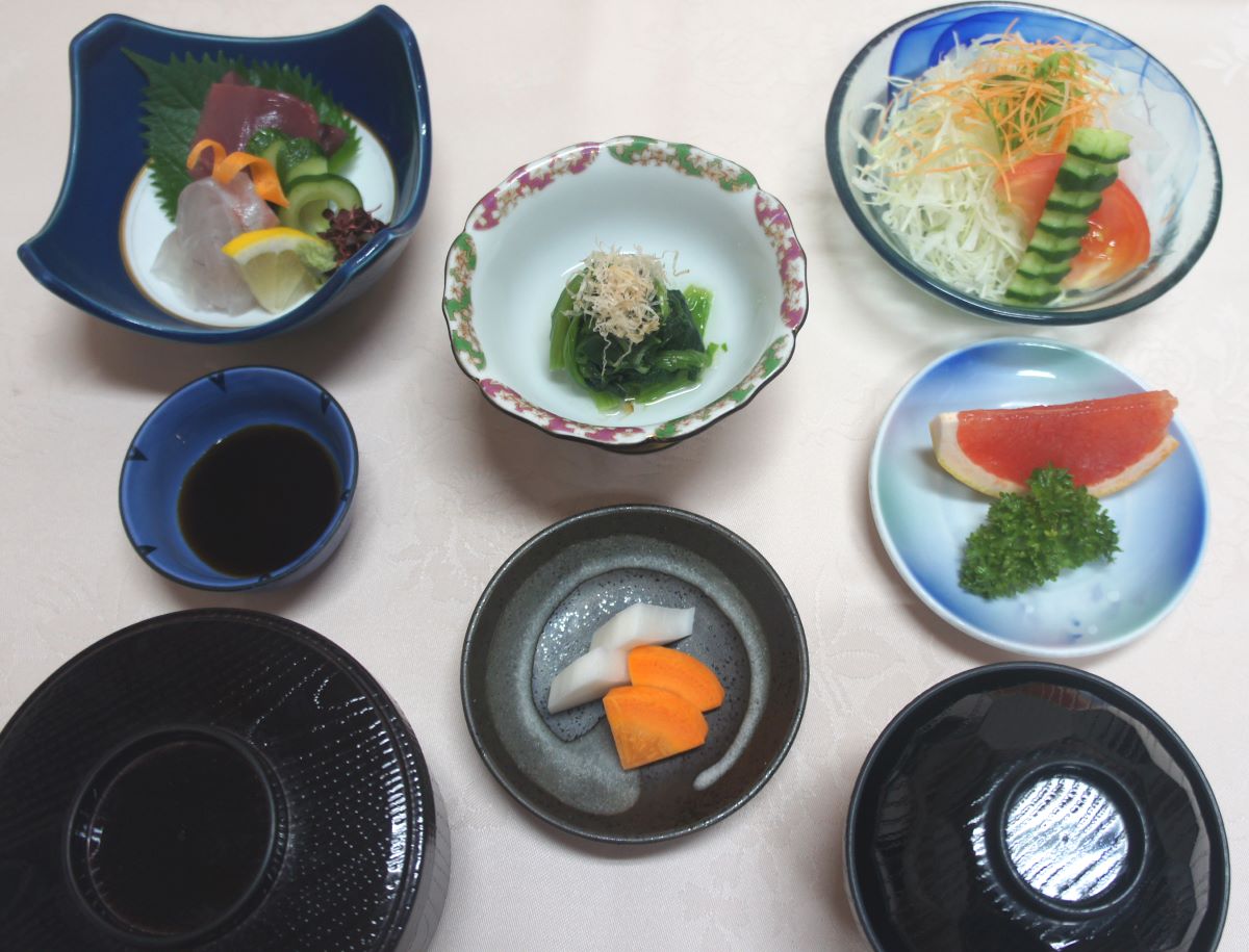 ２食付きプラン　基本の6点