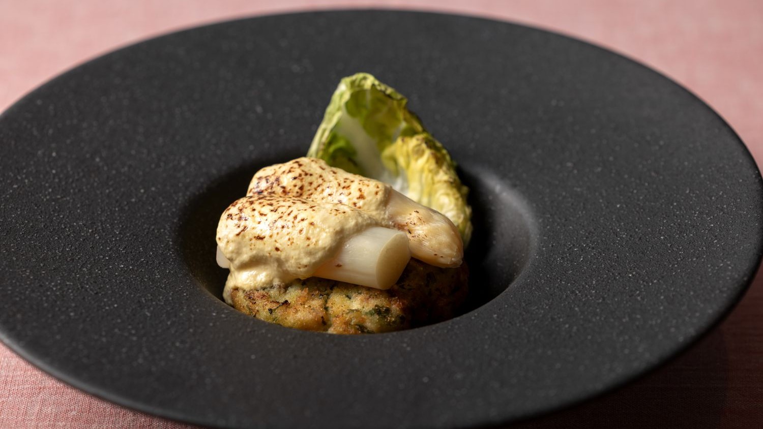 ≪春料理≫ホワイトアスパラガスと春キャベツのクロケッタ