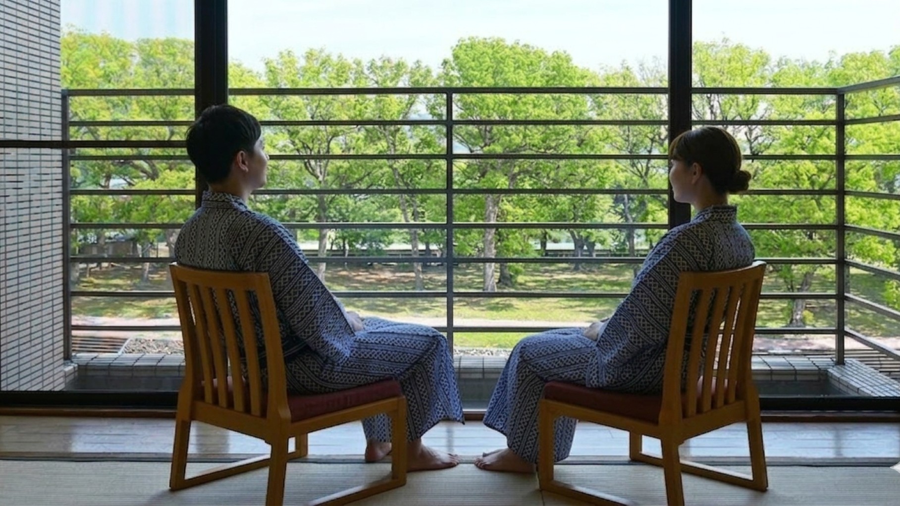 和室からの眺め