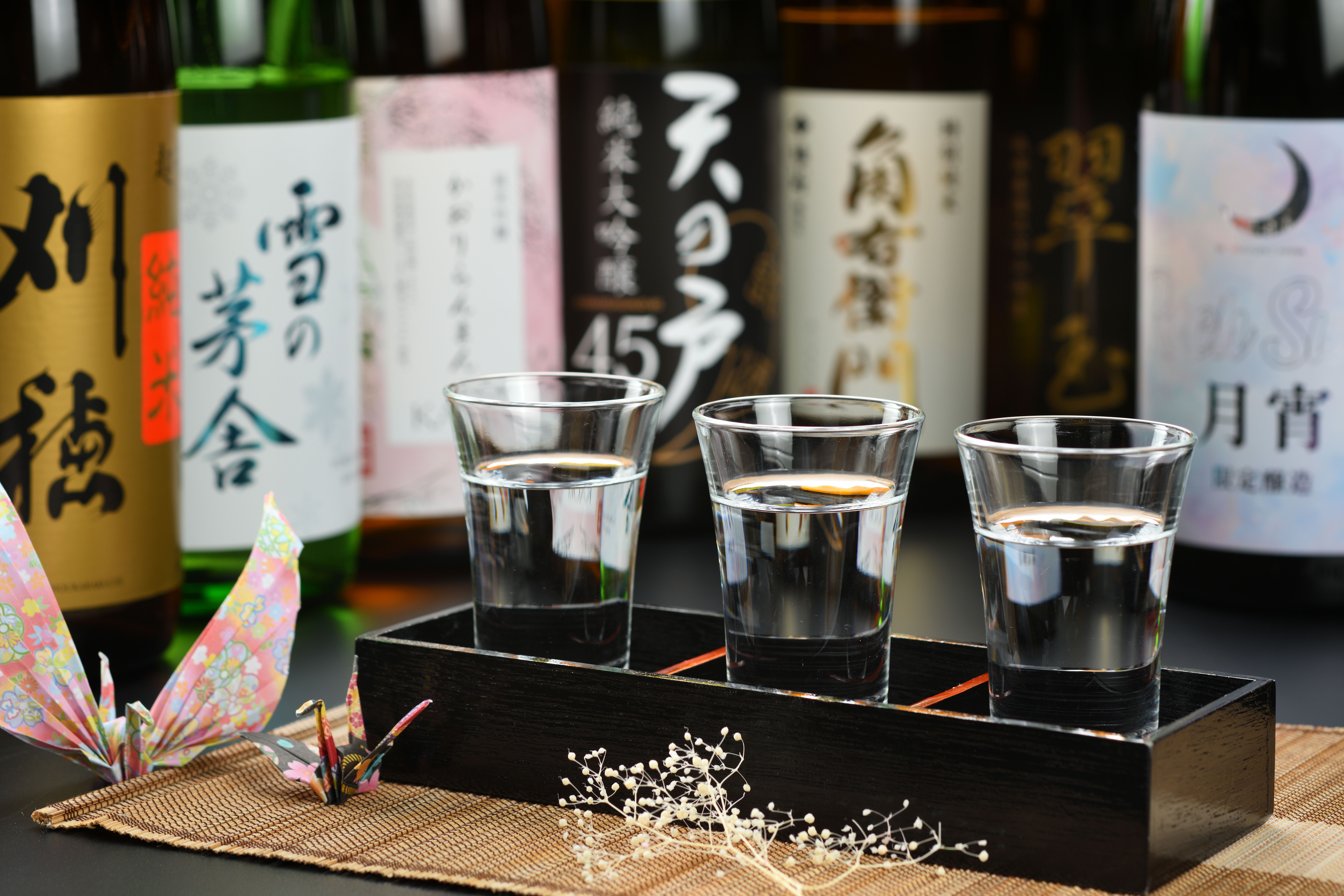 夕食酒飲み比べ