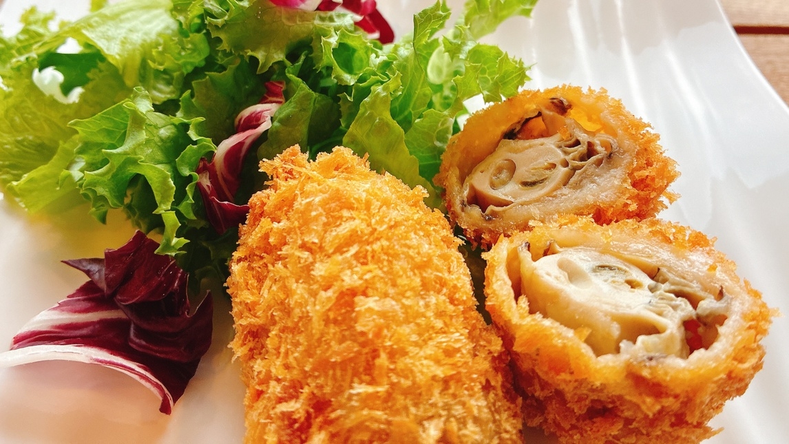 【四季の牡蠣旅／秋限定】南三陸産牡蠣をサクッと味わう牡蠣フライ付きプラン＜夕朝食付き＞