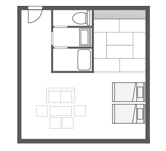プリビレッジジュニアスイート/平面図