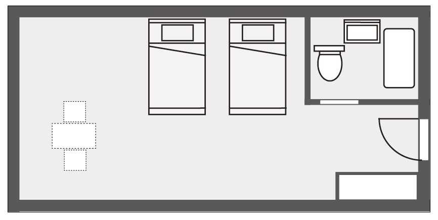 クラシックツイン/平面図