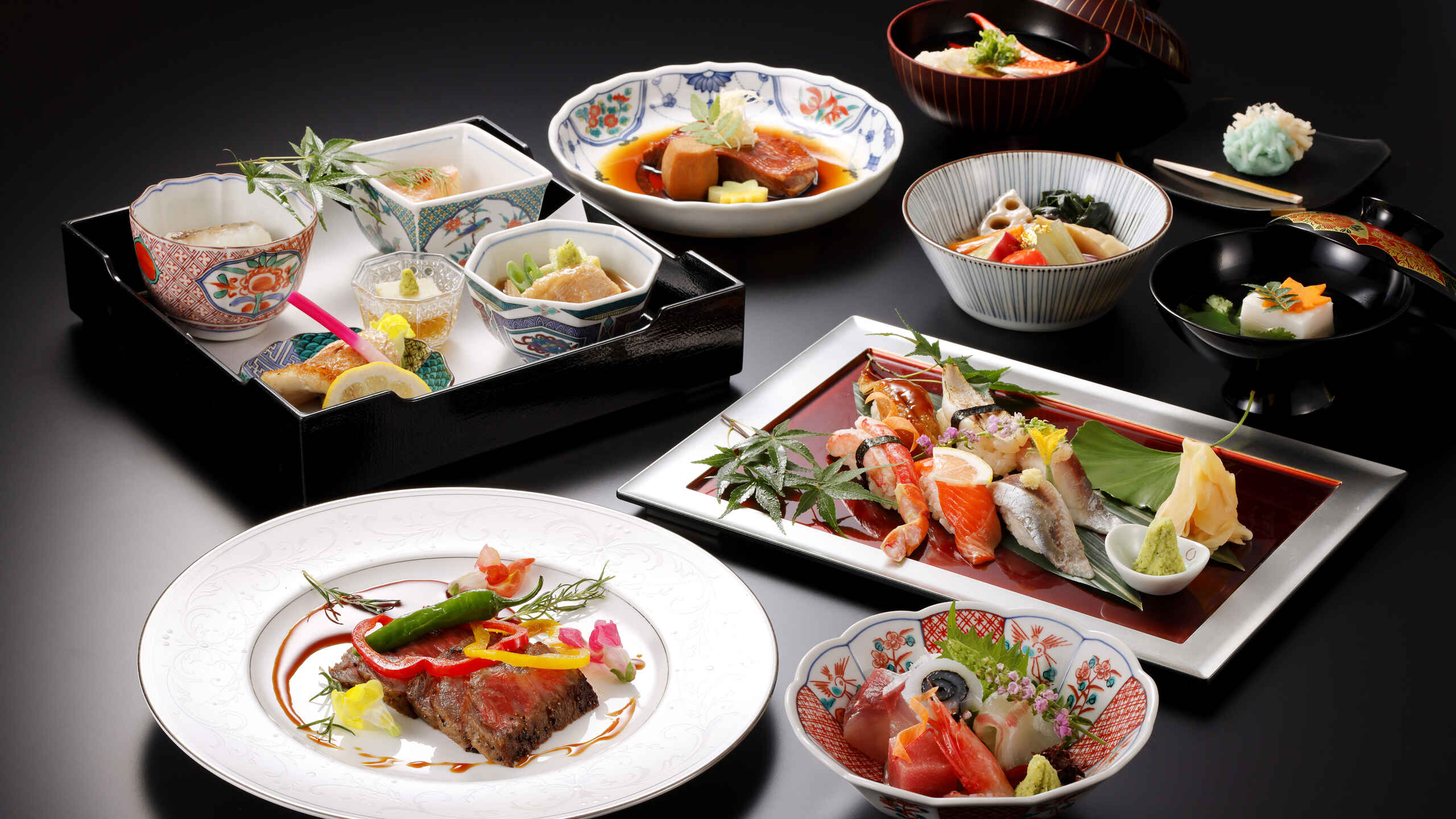 【加賀料理まほろば】能登牛と地魚会席