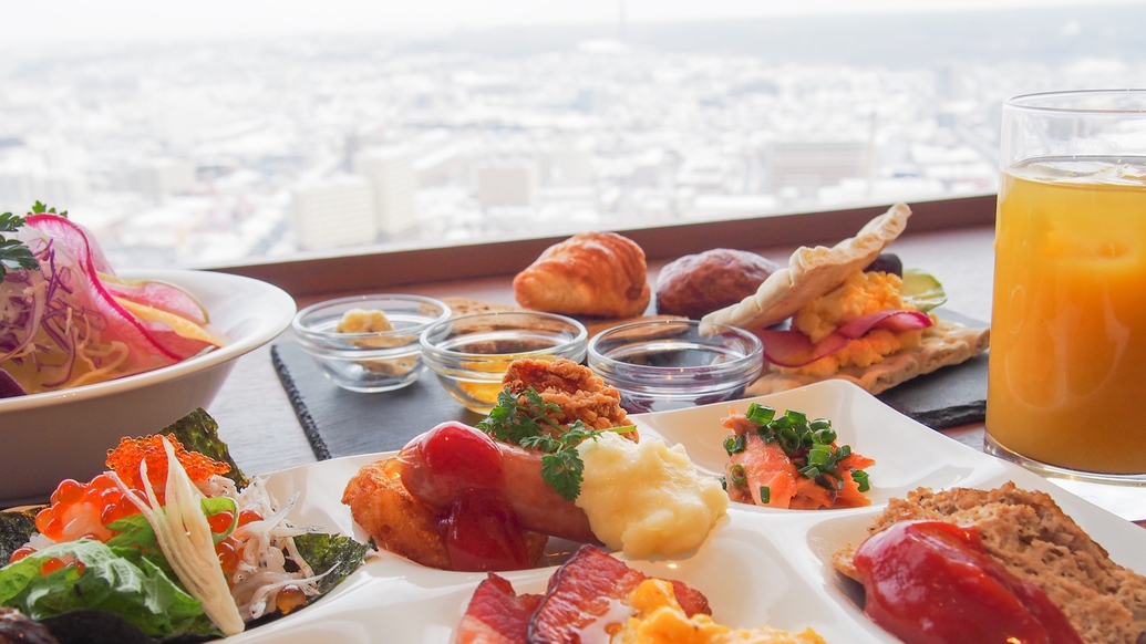 31階スカイレストラン「Hareus～ハレアス」の朝食ブッフェイメージ