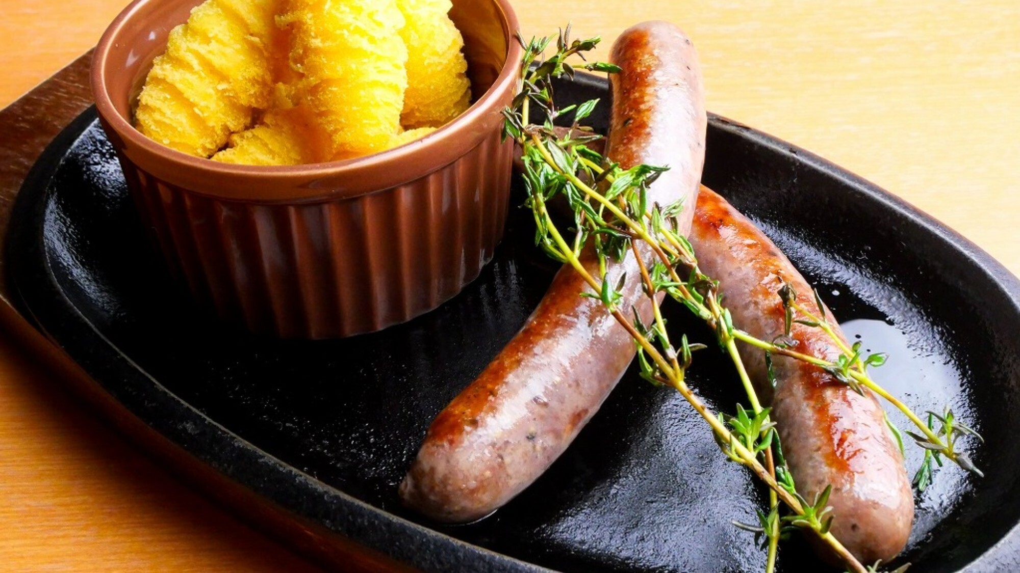 スパラウンジメニュー～ジビエソーセージ