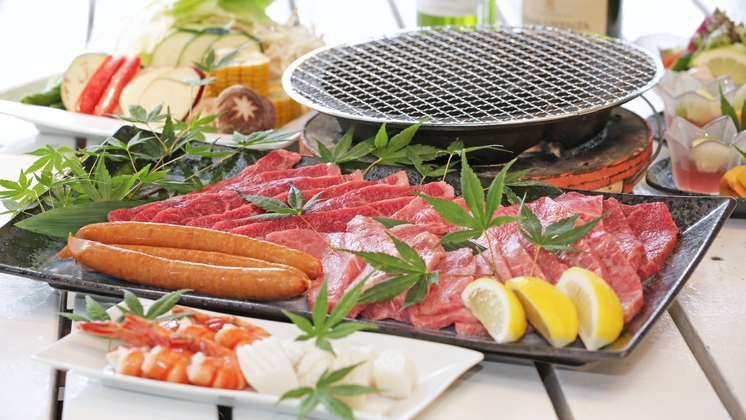 【夕食・朝食付／BBQ】爽やかな風吹くびわ湖畔テラスで楽しむ極上バーベキュープラン