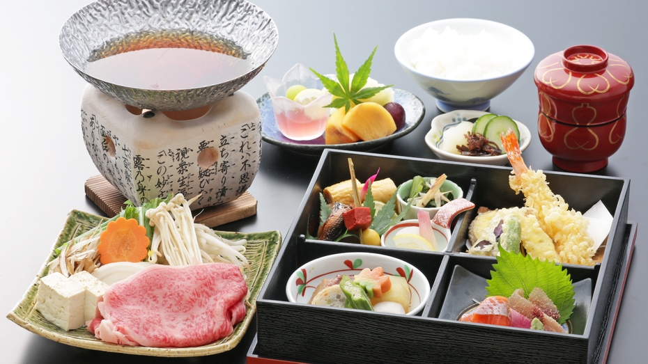 【夕食・朝食付プラン】お一人様からOK！季節の旬を詰込んだお手軽夕食【幕の内夕食膳】！