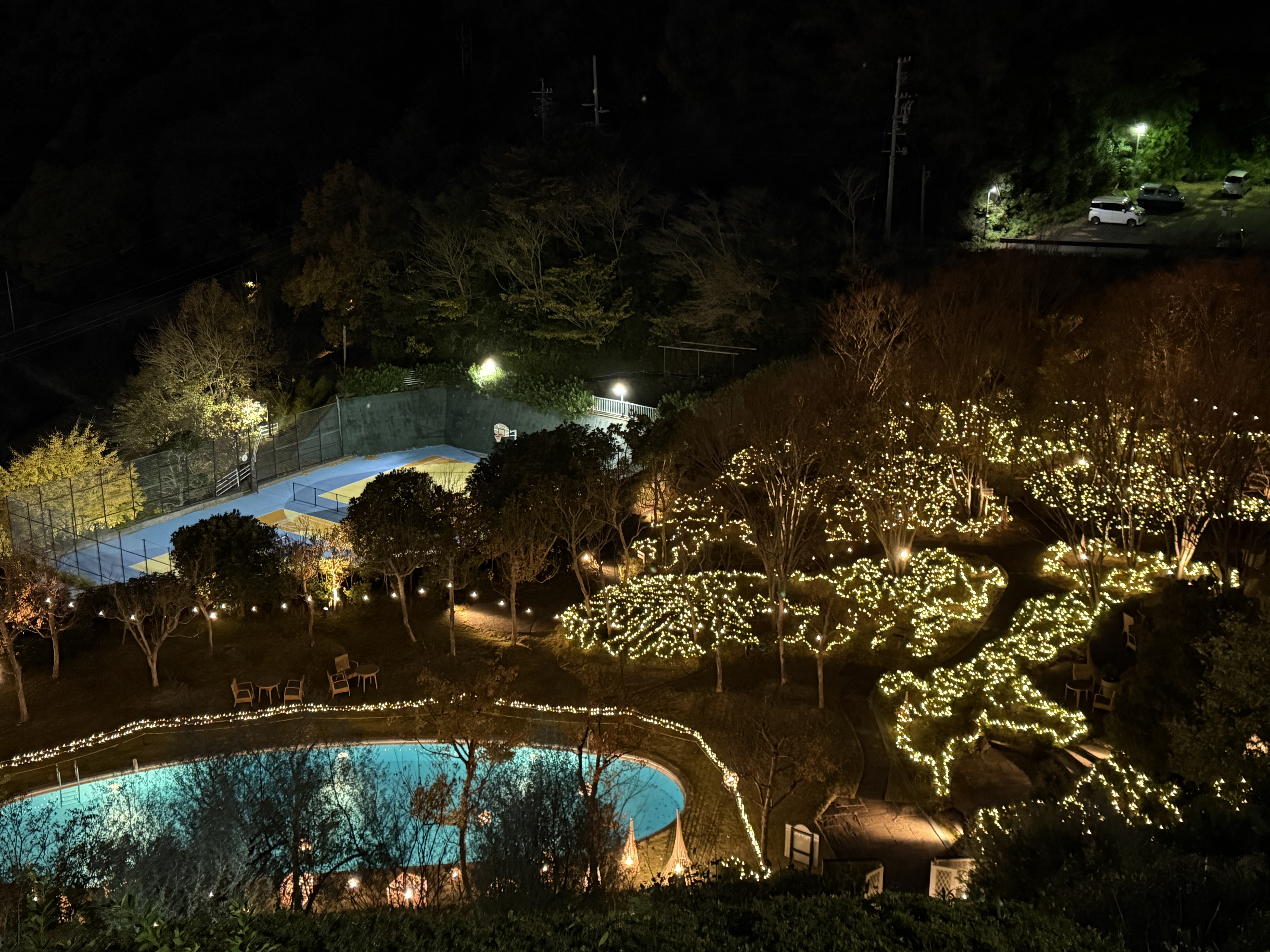 やいづの森ライトアップ