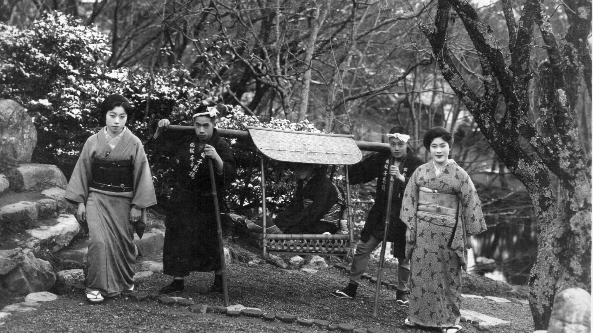 大正、昭和時代のお出迎え