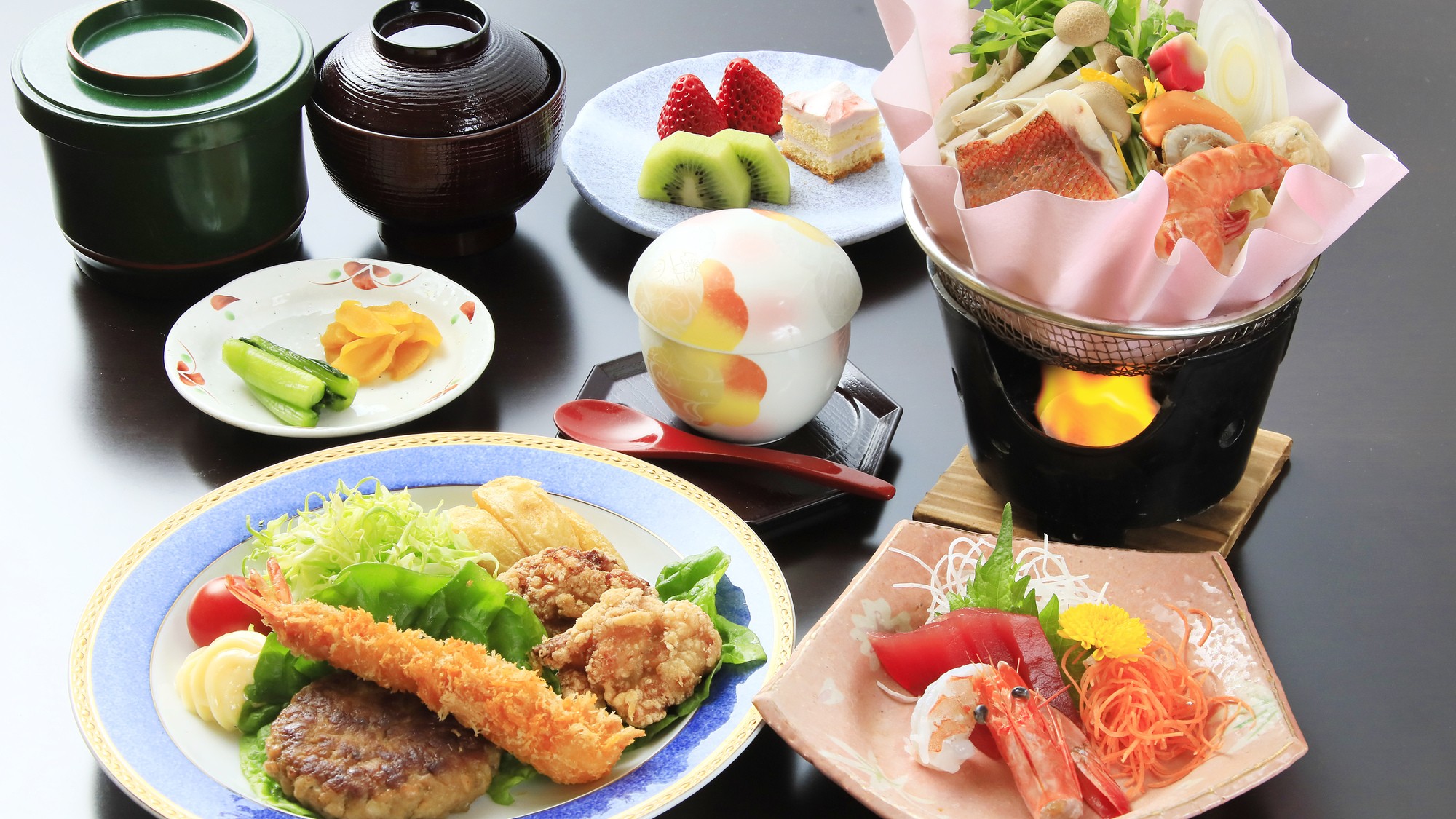 【ホテル茜】夕食イメージ（小学生） (4)