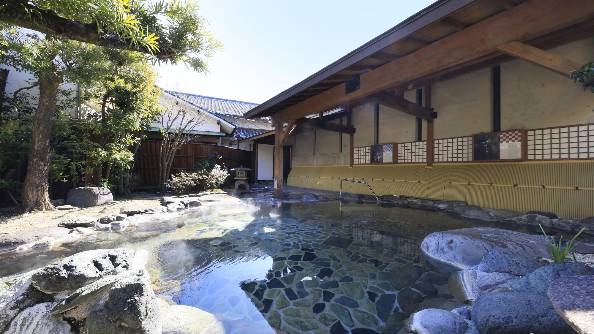 【ホテル茜】庭園大野天風呂 (2)