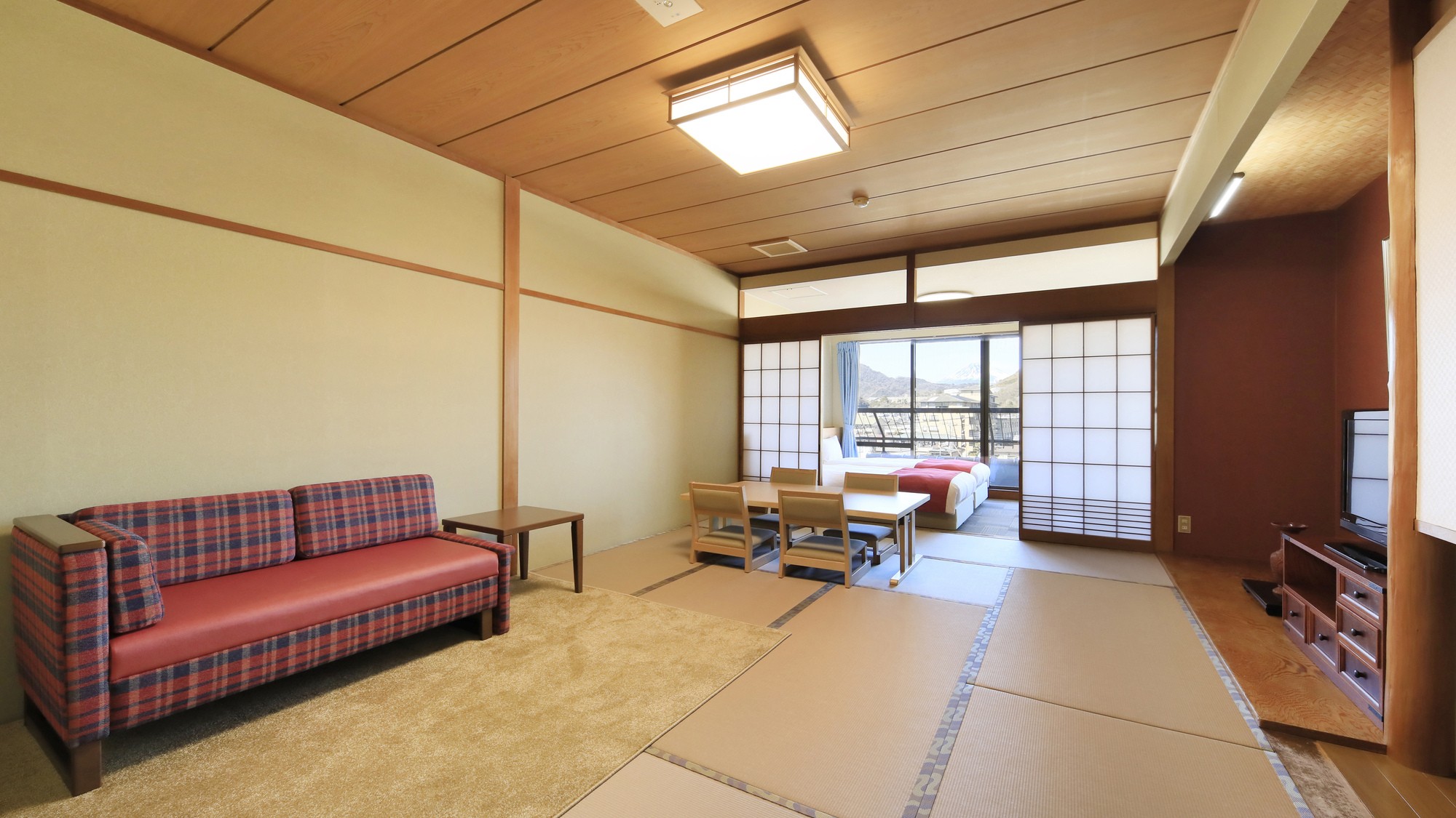 【ホテル茜】富士山側和室ツイン（12畳＋広縁） (10)