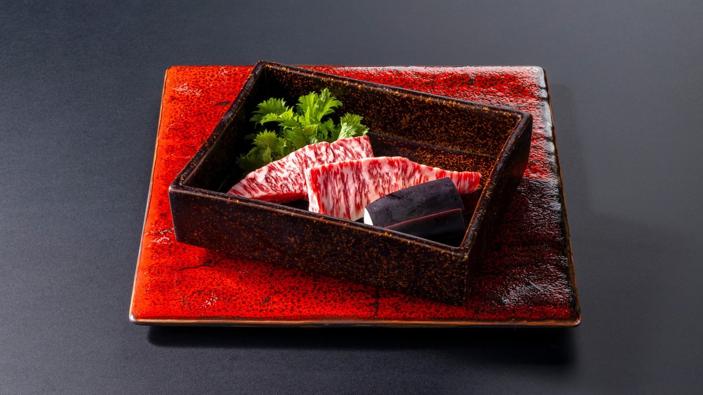 【お盆〇グレードアップ会席】＜個室お食事処＞甲州牛に生本まぐろ他こだわりの素材と器で楽しむ篝火膳