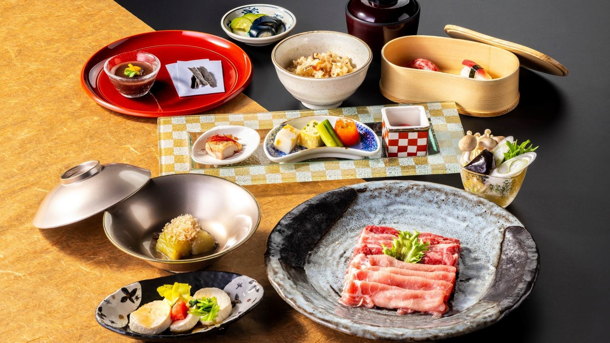 【平日限定】お料理控えめでじっくりと、常磐自慢の会席堪能●温泉＆グルメを気軽に楽しむ甲府旅（2食付）