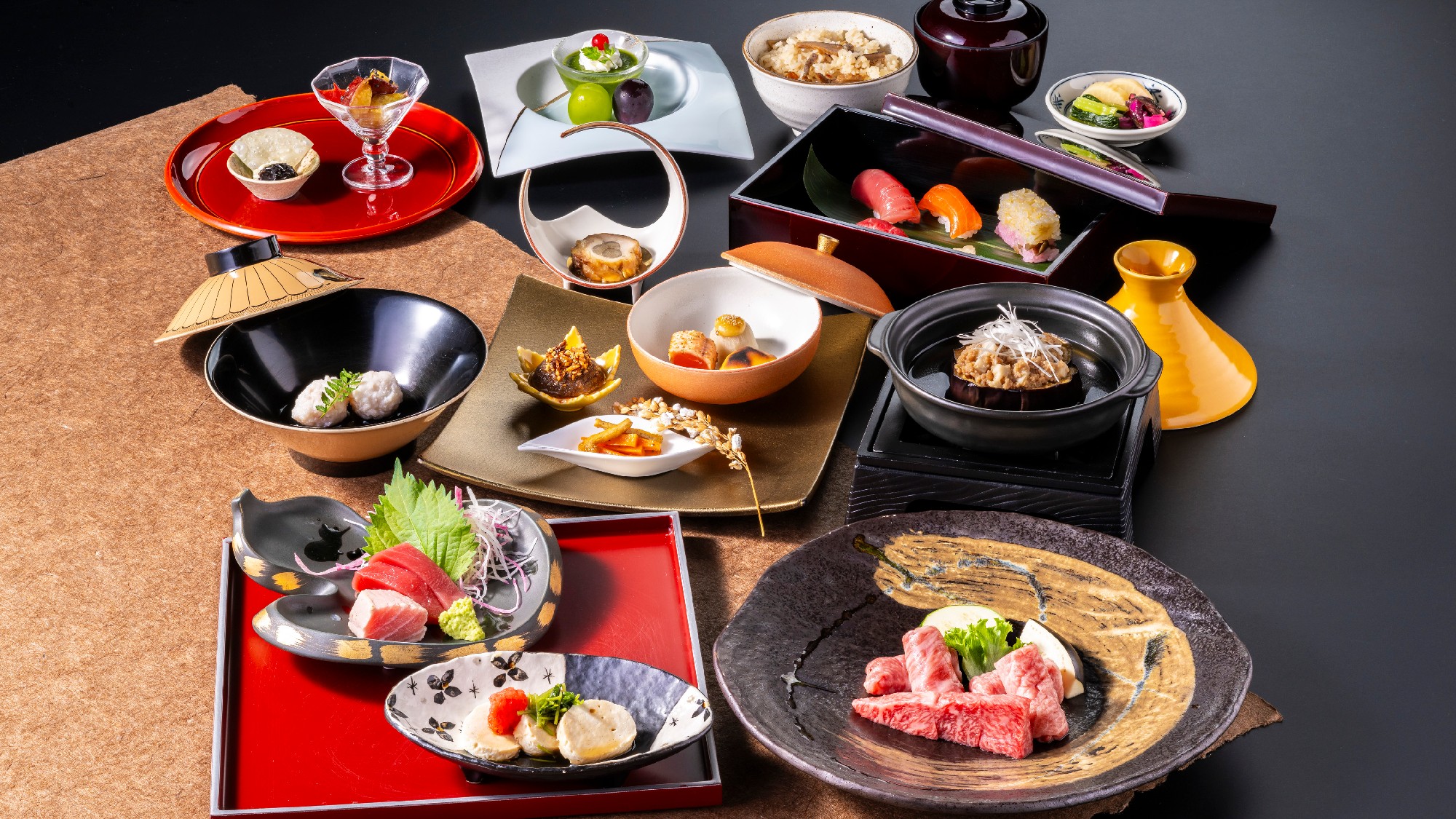 【秋の胡蝶膳】五感が慶ぶ秋の味覚の数々を心ゆくまでお楽しみください