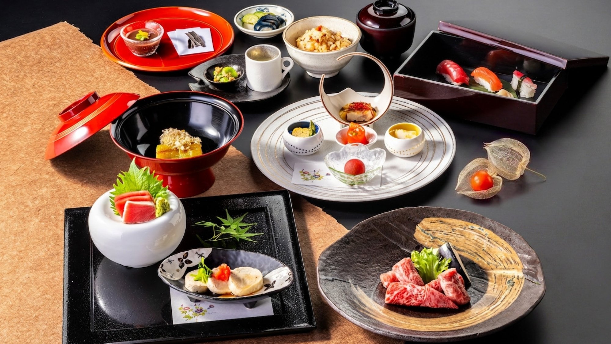 常磐ホテルで味わう2026年夏の胡蝶膳の一例（楽天トラベル掲載画像）