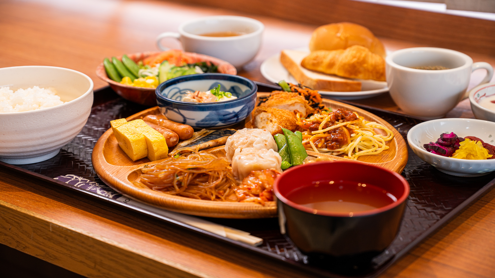 【朝食】朝食取り分け（例）
