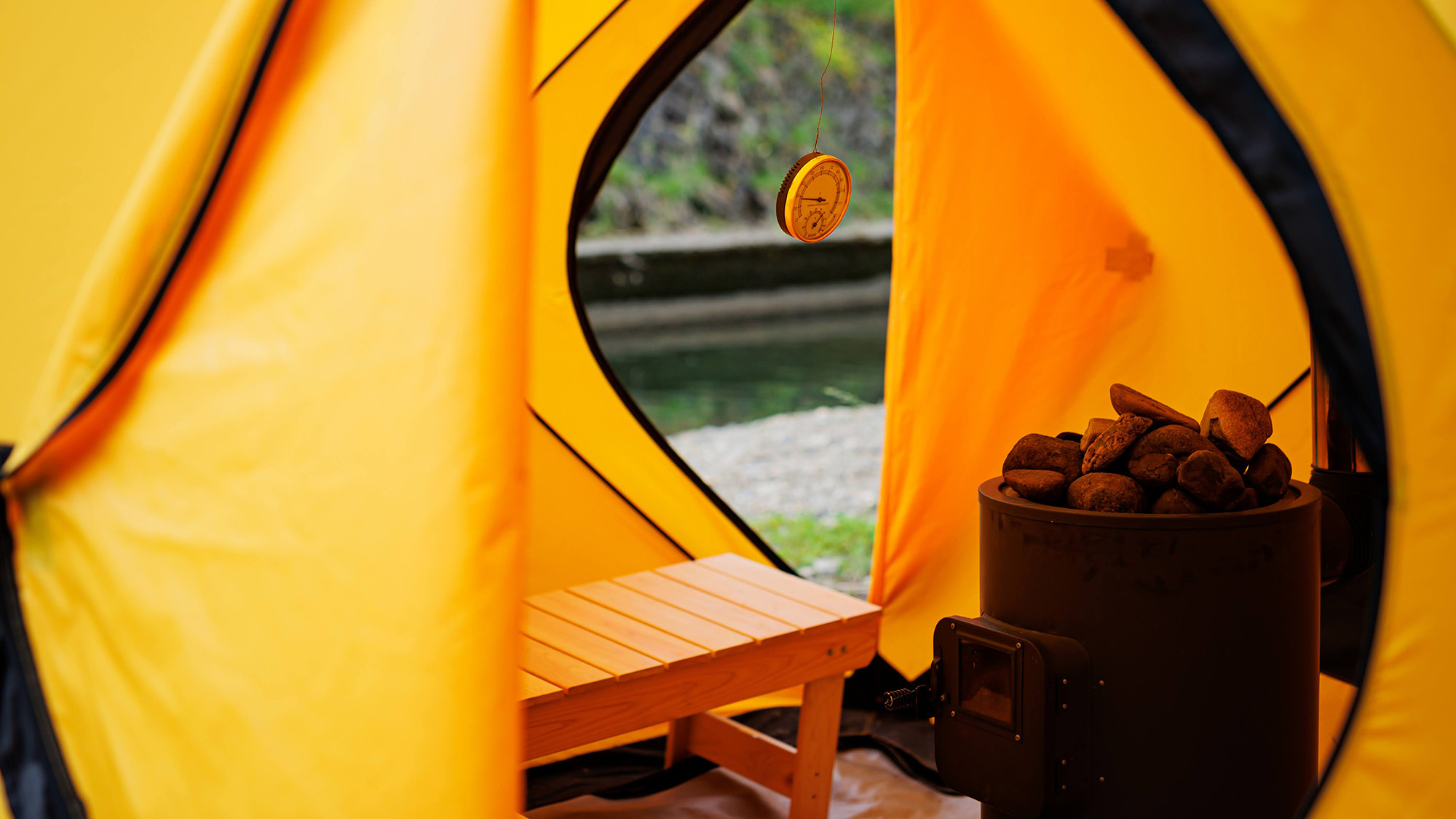 ・美山の大自然の中でテントサウナ体験（別途料金・要予約）