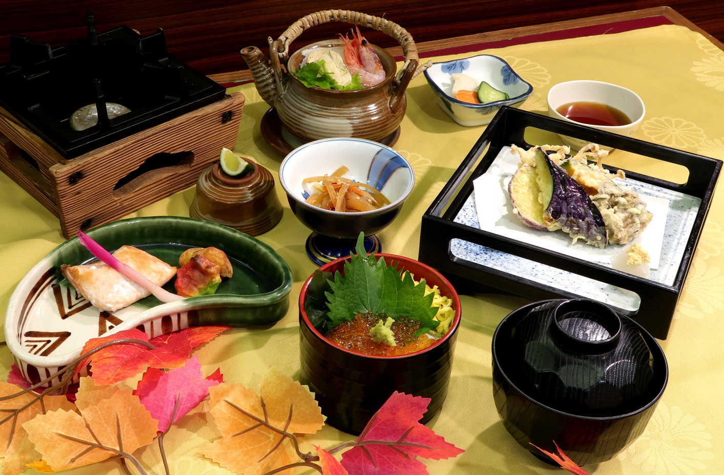 【新商品】季節限定　秋の味覚御膳＆朝食付きプラン