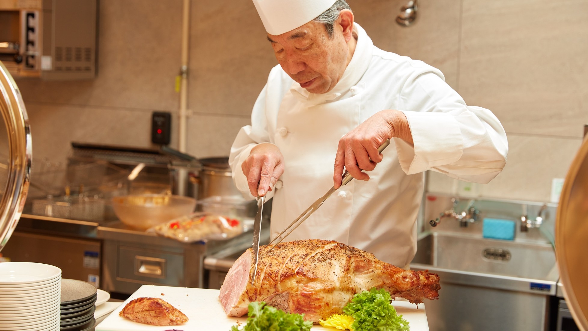 【1日1部屋限定】広々としたつばき亭デラックスツインで特別なひとときを☆バイキングプラン