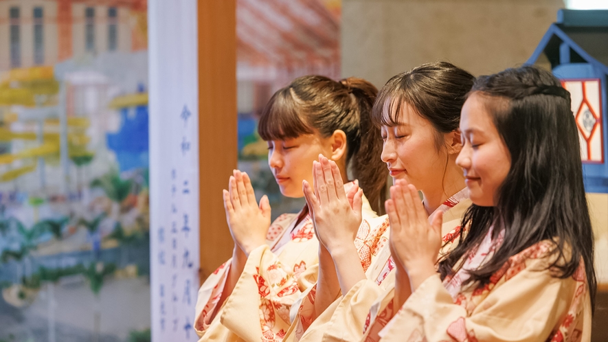 【鬼怒川三日月神社（一例）】ご家族や友人との安心・安全な旅行をご祈願ください