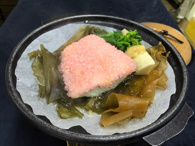 鹿児島県産寒八　西京木の芽味ﾛ曽　道明寺昆布蒸し