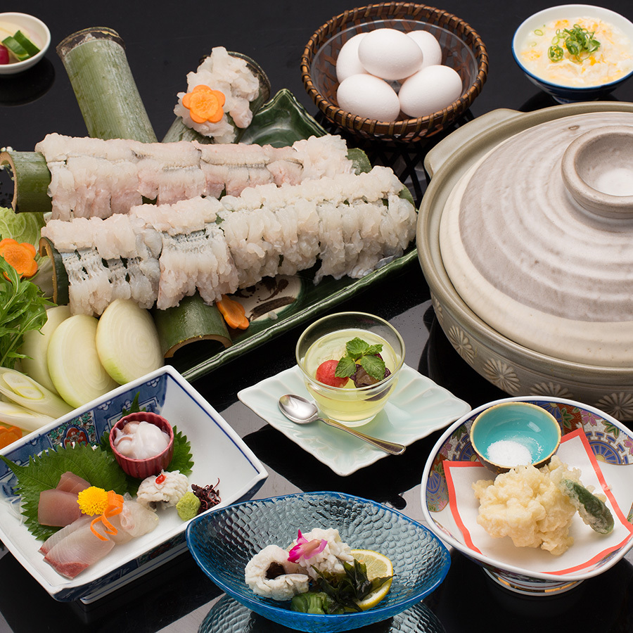 【夏の限定☆旬の海幸】夏の脂が乗った旬のハモを味わおう！ハモ大鍋プラン！