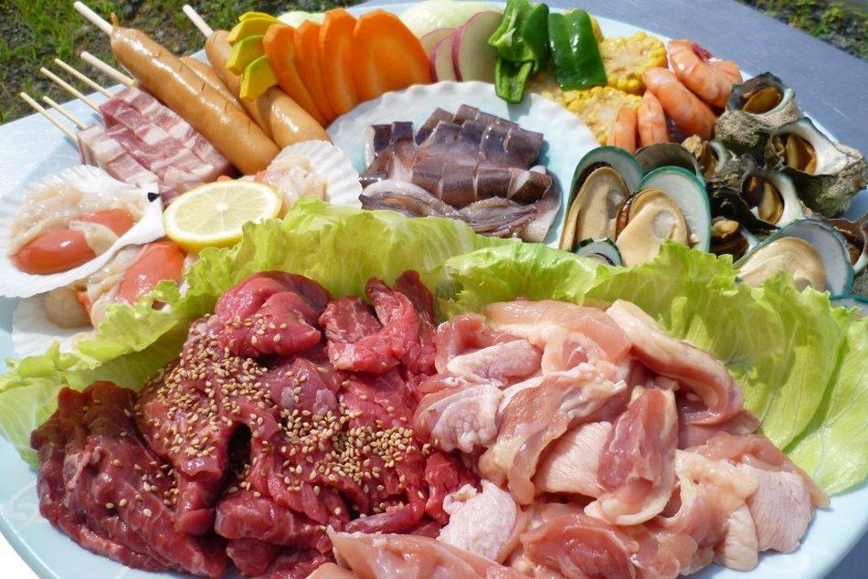 【当館人気】【ポイント10倍】海鮮バーベキュー！牛肉グレードUPプラン！