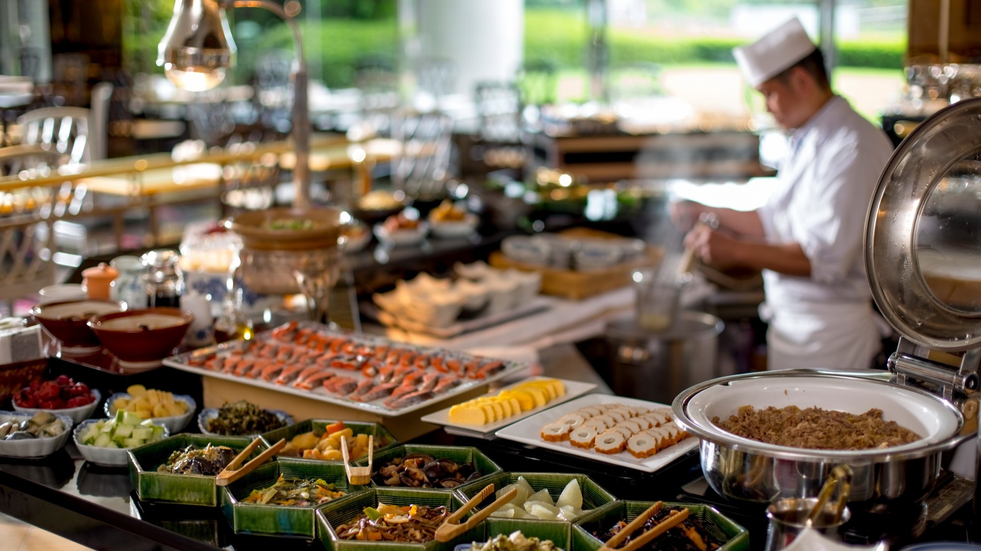 朝食ビュッフェ(イメージ)