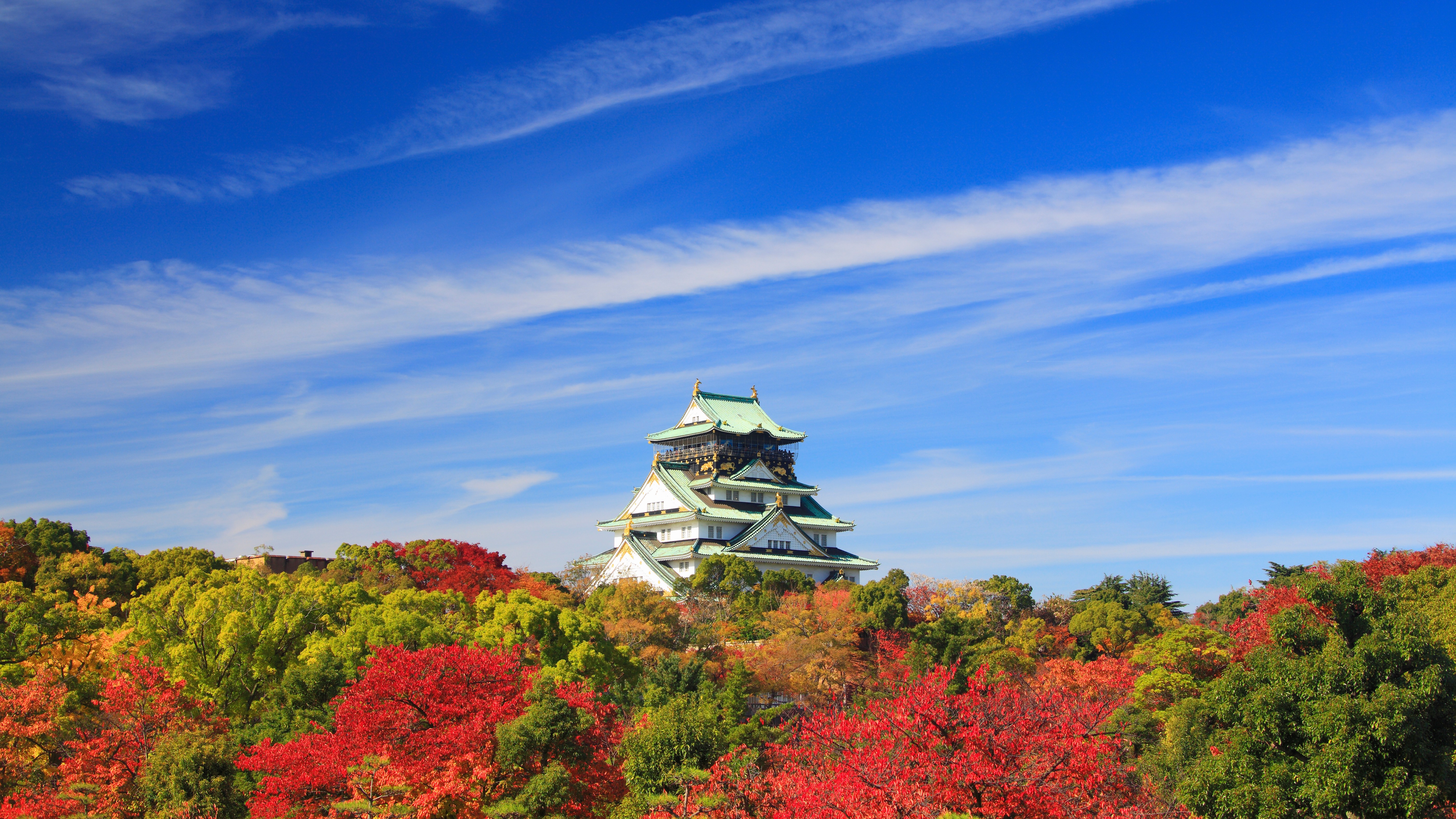 秋の大阪城（イメージ）