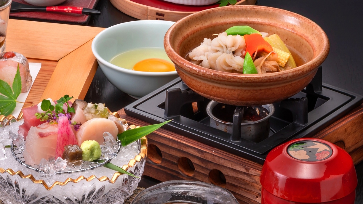 ＜夏の限定会席＞国産鰻と奈義和牛に瀬戸内鮮魚をも愉しむ旬の味覚満喫プラン／夕朝食付