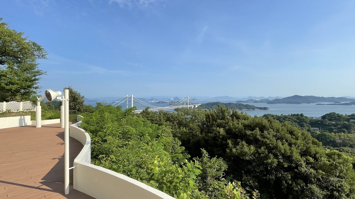 【1日4組様】夏期限定バーベキュープラン☆瀬戸内海一望のオープンテラスで夏を満喫☆／夕朝食付