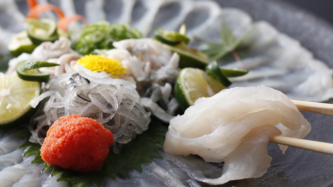 日帰りプラン♪【冬の味覚】とらふぐ＆伊勢海老＆淡路牛の『贅沢三昧プラン』