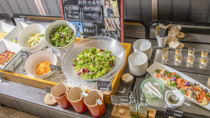 【朝じまん！】地産地消の豪華朝食ビュッフェ付きプラン