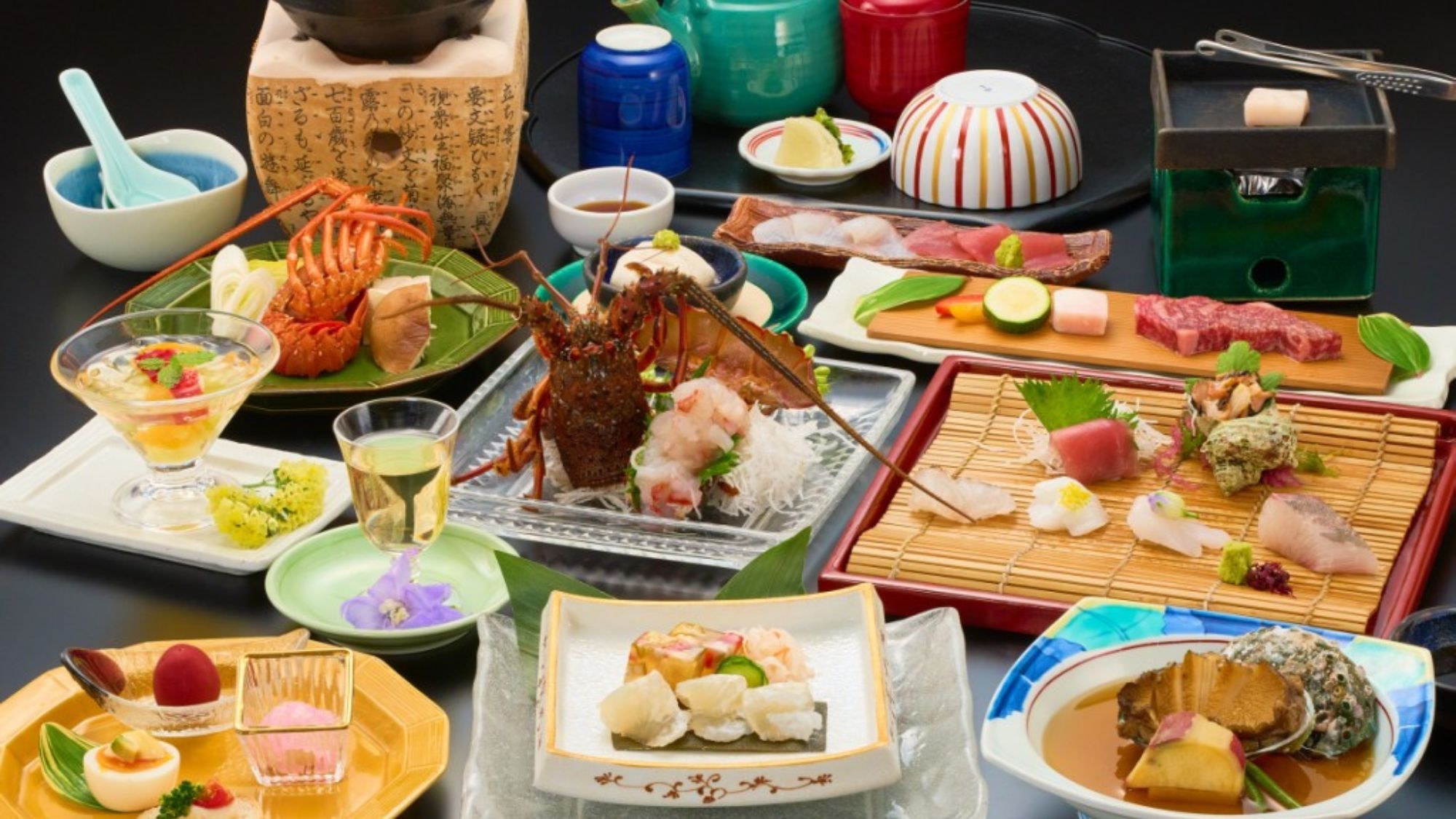 【美味会席プラン】露天風呂付客室『久遠』で温泉を堪能｜量より質を重視した芳露会席で贅沢旅（2食付）