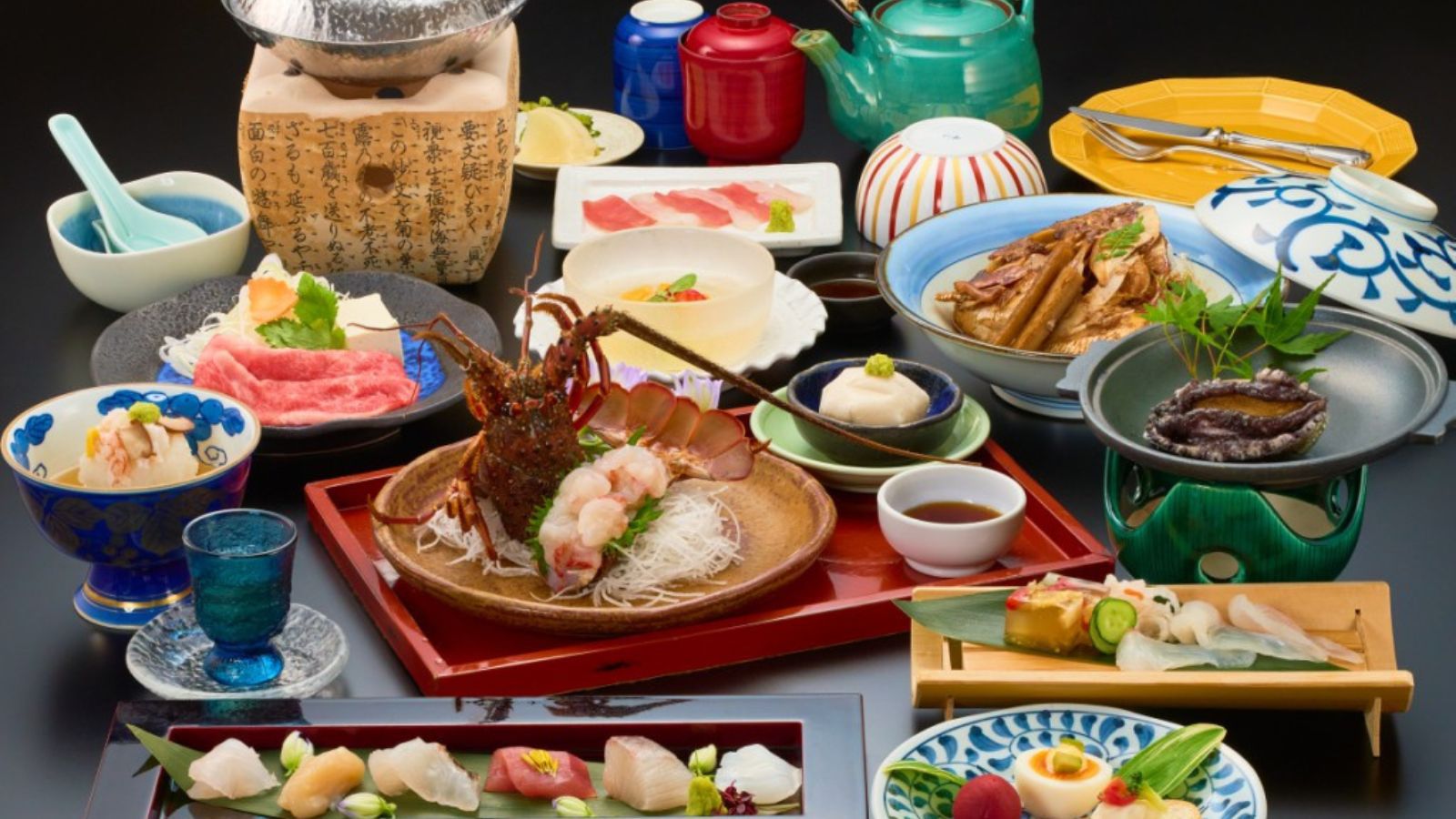 25秋冬　渚会席 （伊勢海老造りは2名盛）