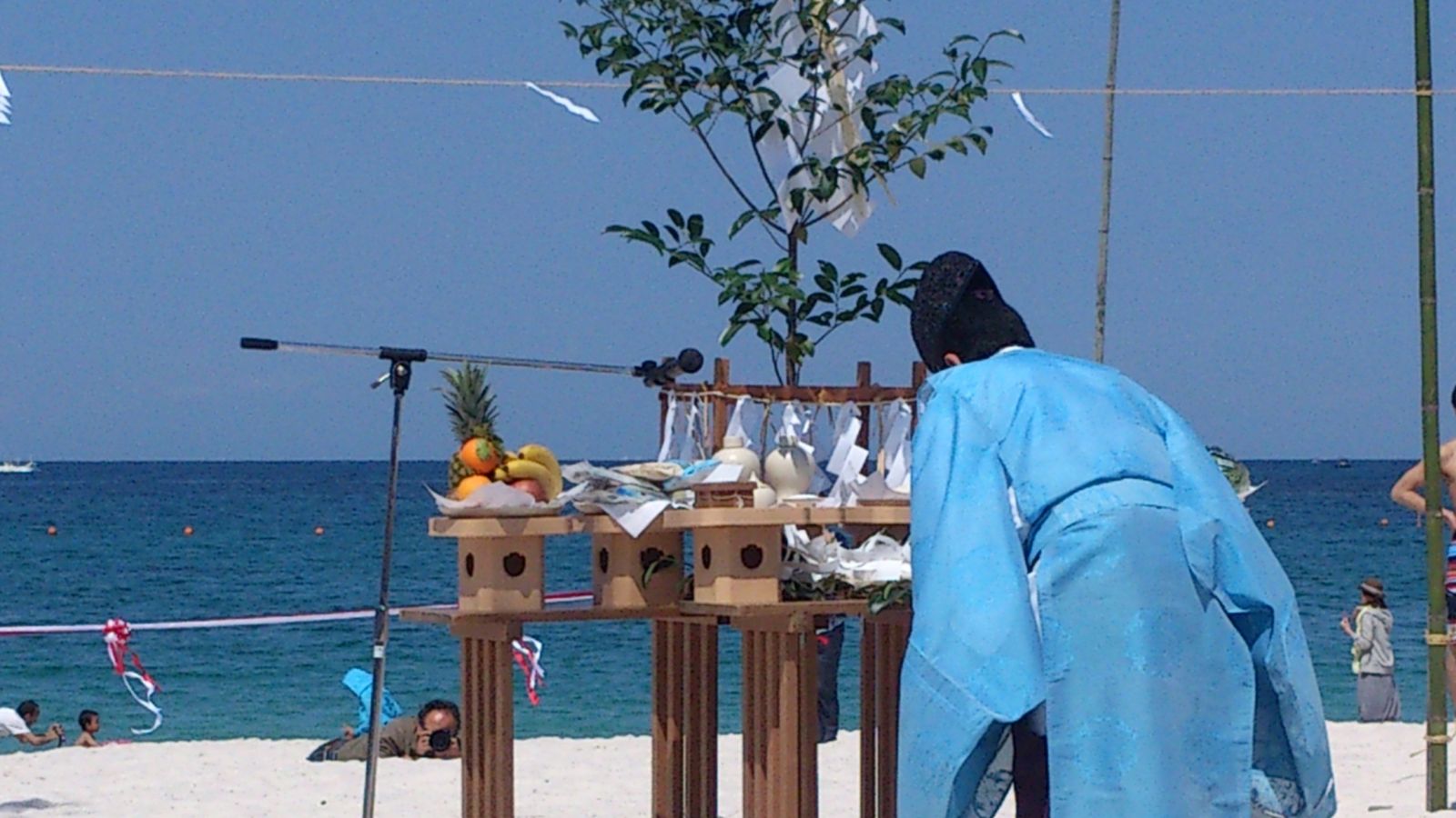 海開き。安全祈願神事式典