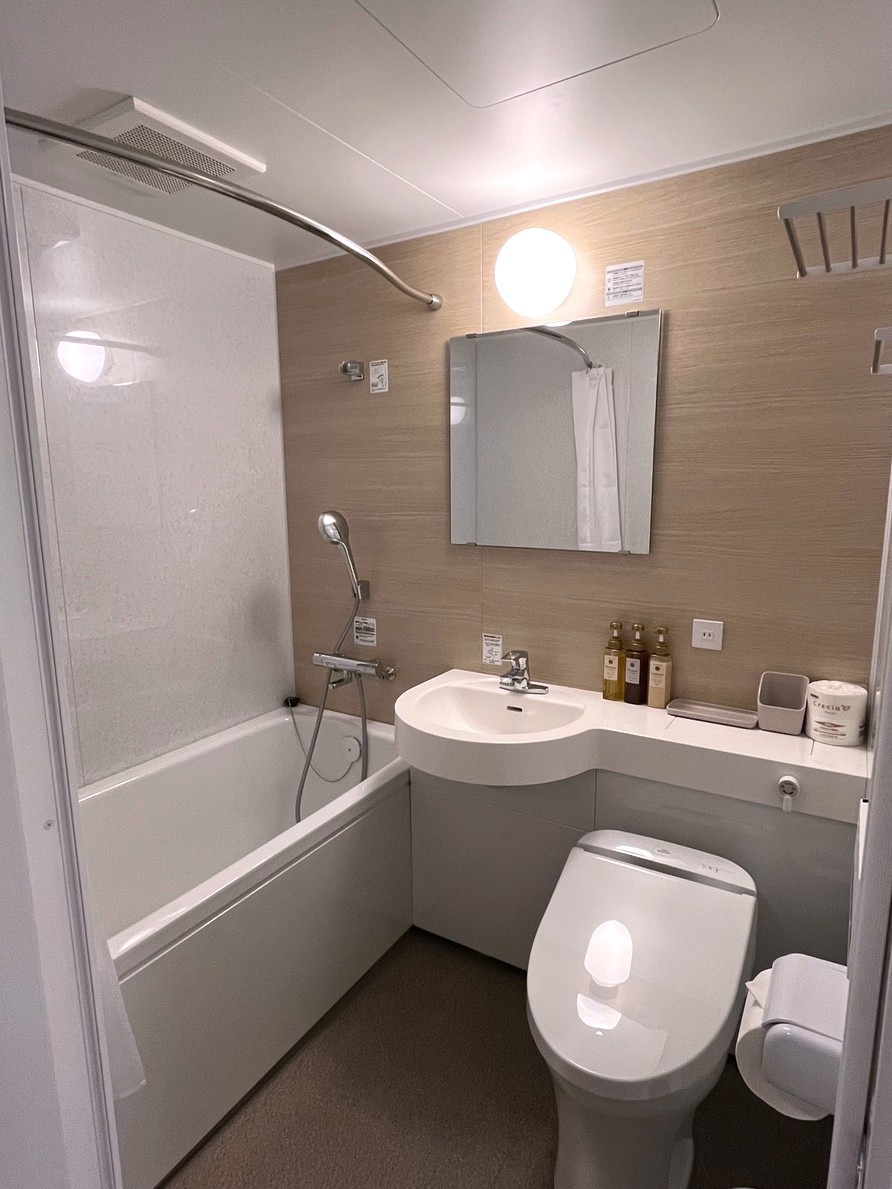 新館 カジュアルツインルーム　ユニットバス　客室例