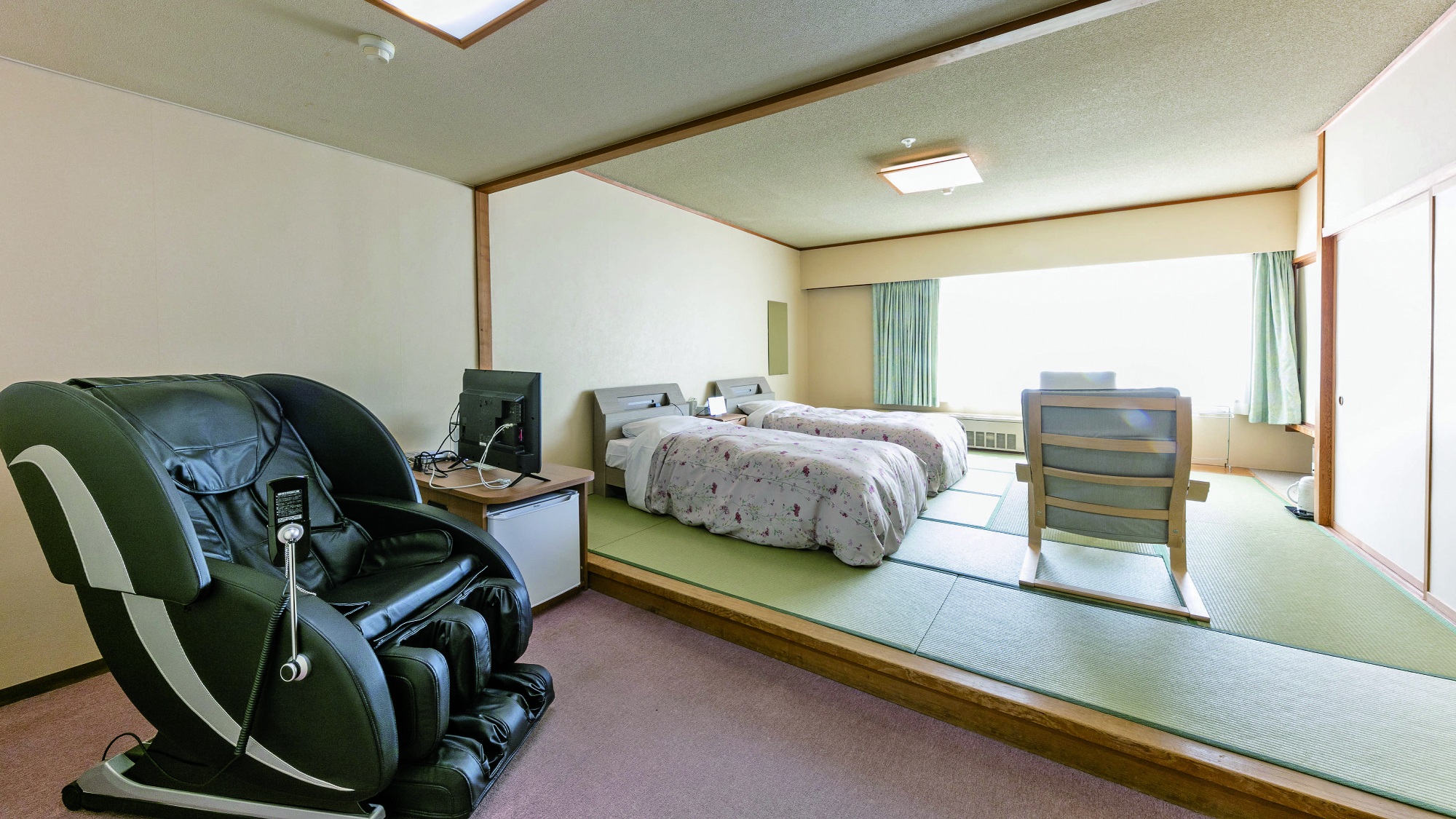 【禁煙】絶景空吹ビュー 和ツイン・マッサージチェア付